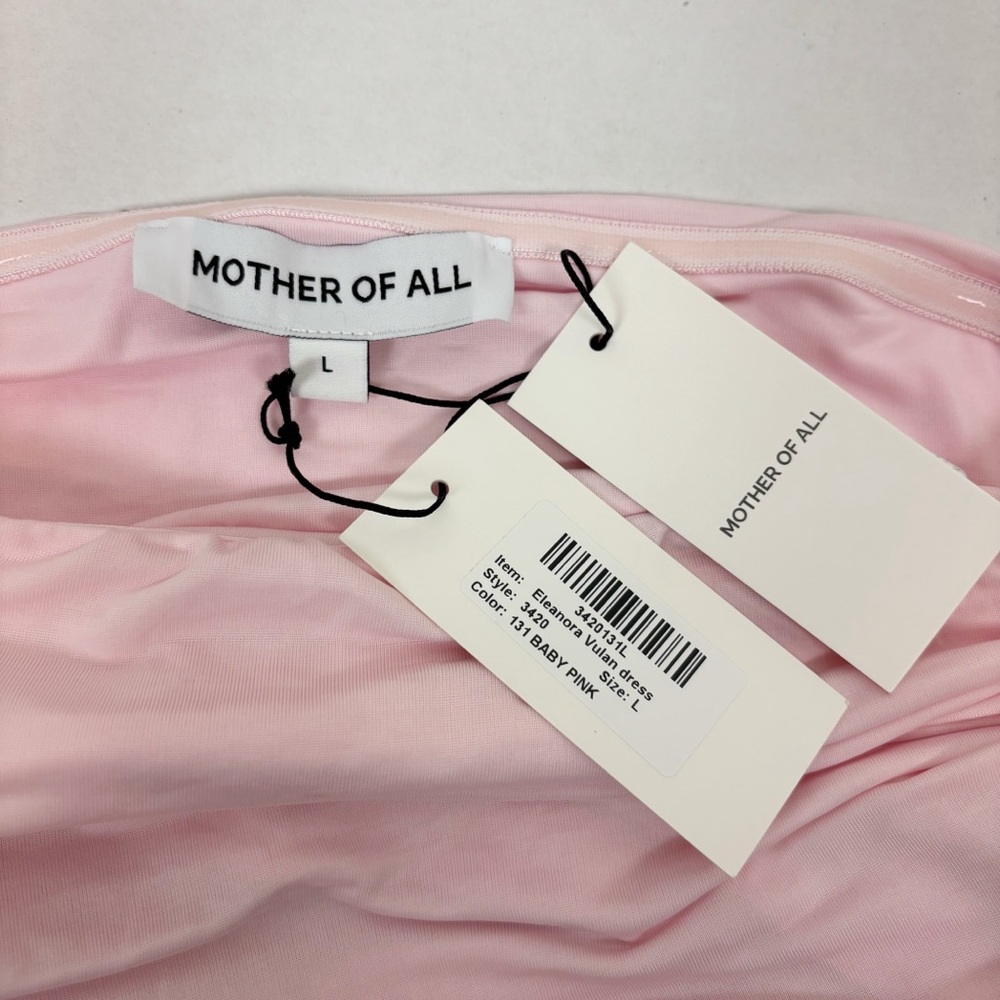 Mother of All Eleanora Vulan Dress in Baby Pink Size L - Picture 11 of 14